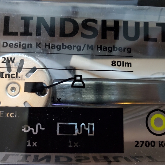 2 ikea Lindshult over cabinet lights ( white) - Picture 2 of 4